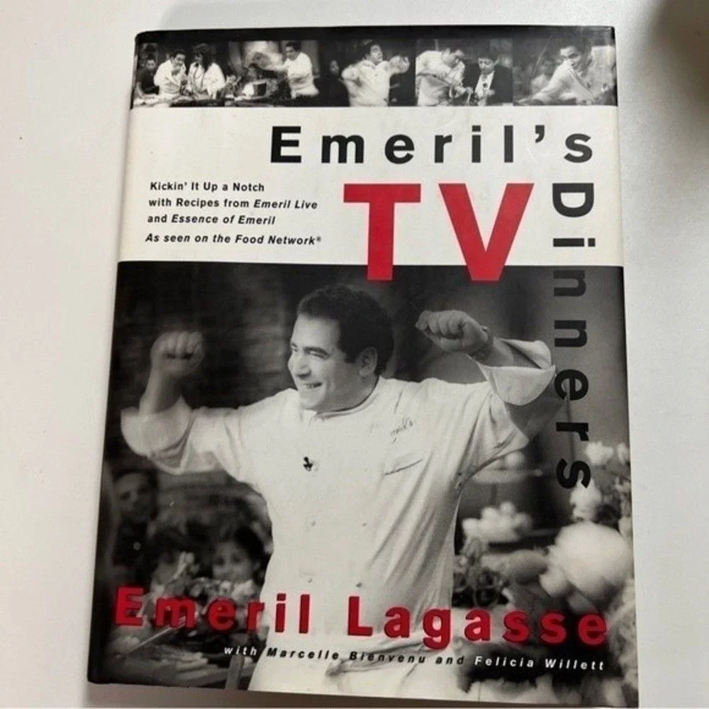 BAV *B3G1 Emeril's TV Dinners‎ Hardcover 1st Edition Emeril Lagasse Cookbook